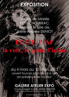 J Deniot M Petit-Choubrac J Réault L Danchin, 8 mars 2013 Galerie Atelier-Expo Nantes 