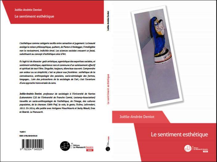le sentiment esthtique, Jolle-Andre Deniot. Le Manuscrit 2017