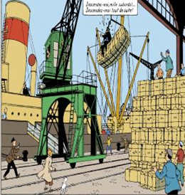 Saint-Nazaire via Hergé via Ouest France oct.2016