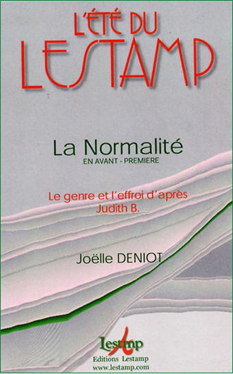 Le genre et l'effroi d'apr�s Judith Butler. J A DENIOT 2014